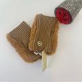 Michael Kors Accessories | Michael Kors Faux Fur Arm Warmers In Dark Camel- New With Tag- Reemoly | Color: Brown/Gold | Size: Os