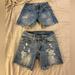 American Eagle Outfitters Shorts | Ae American Eagle Midi Shorts - Size 00 (Set Of 2 Shorts) | Color: Blue | Size: 00