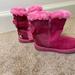 Disney Shoes | Euc Disney Glitter Minnie Shearling Boots | Color: Pink | Size: 7g