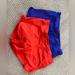 Athleta Shorts | Athleta Pair Of Running Shorts (Xs) | Color: Blue/Red | Size: Xs