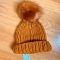 Free People Accessories | Free People Knit Hat. | Color: Orange | Size: Os