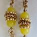 J. Crew Jewelry | J Crew Citrine-Yellow Bead & Faux Pearl Gold Tone Chain Link Necklace | Color: Gold/Yellow | Size: Os