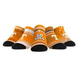 Unisex Rock Em Socks Tennessee Volunteers Super Fan Five-Pack Low-Cut Set