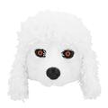 Boland 56763 - Maske Pudel mit Plüsch, Gesichtsmaske, Halbmaske Hund, Hunde Maske für JGA und Karneval, Faschingskostüme