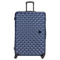 Lightweight 4 Wheel Spinner Hardcase Suitcase ABS Hard Case Travel Luggage Wheeled Flight Bag, Telescopic Handle Swivel Spinner Wheels, Combination Lock (Blue, Medium 26 Inch)