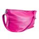 Handbag Bliss Womens Cross Body Shoulder Slouch Bag Handbag Genuine Italian Soft Grained Leather Smaller Size (Pink)