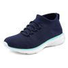 Sneaker LASCANA, Damen, Gr. 41, blau (marine), Obermaterial: 100% Textilmaterial. Futter: 100% Textilmaterial. Decksohle: 100% Textilmaterial. Laufsohle: 100% Synthetik, unifarben, sportlich, Schuhe Slip-on-Sneaker, Slipper, Halbschuh, ultraleicht...