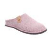 Pantoffel ROHDE "LUCCA", Damen, Gr. 39, rosa (rosé), Filz, meliert, klassisch, Schuhe, Clog, Hausschuh, Homeslipper in melierter Optik