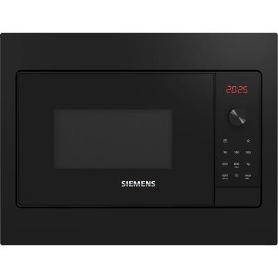 SIEMENS Einbau-Mikrowelle "BF523LMB3/BF523LMW3", schwarz, B:49,5cm H:38,2cm T:33,5cm, Mikrowellen_Minibacköfen_Kleinküchen Image
