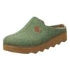 Pantoffel ROHDE "FOGGIA", Damen, Gr. 41, grün (grün, meliert), Filz, klassisch, Schuhe, Hausschuh, Schlappen, Clog, Homeslipper mit Profilsohle