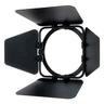 Strand LED Fresnel 4-Leaf Barndoor Bk