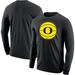 Men's Nike Black Oregon Ducks Basketball Long Sleeve T-Shirt