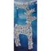 The Holiday Aisle® Flashing LED Acrylic Deer Lighted Display Plastic in Gray | 14.4 H x 4.7 W x 24 D in | Wayfair 9A12B88383F7404C92EBF2D2A2354246