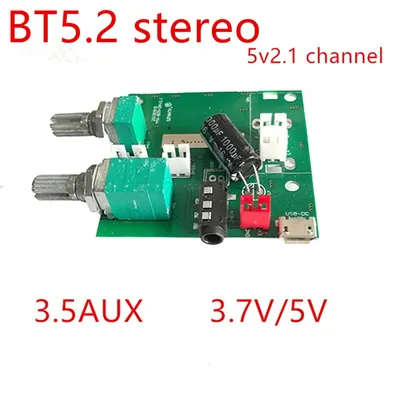 Amplificateur de puissance sans fil aste haut-parleur audio bricolage carte PCBA 5V 2.1 canaux