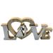 Home Decor Wooden Love Sign Rustic Wall Decor Freestanding Word Arts For Home Bedroom Living Room Decor White Tabletop Decoration