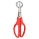 VerPetridure Stainless Steel Egg Clipper Red Stainless Steel Egg Clipper Redpigeon Quail Egg Scissors Cracker Opener Cigar Cutter Stainless Steel tool