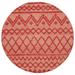 SAFAVIEH Natural Fiber NF219Q Handwoven Red /Natural Rug