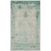 SAFAVIEH Classic Vintage Peter Overdyed Border Cotton Area Rug Turquoise 4 x 6