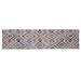 Furnish My Place Geometric Print Runner Rug - 2 ft. x 8 ft. Peach Rug with Patterned Design