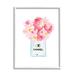 Stupell Industries Mixed Pink Flower Bouquet Luxury Fashion Motif Graphic Art White Framed Art Print Wall Art Design by Amelia Noyes