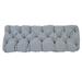 SQUARE CARMEN Garden Bench Cushion Outdoor Indoor Chair Cushion Furniture Upholstered Terrace Gray