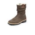 Avena Damen Boots Braun einfarbig