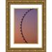 Cederberg Marcus 13x18 Gold Ornate Wood Framed with Double Matting Museum Art Print Titled - Ferris wheel