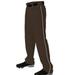 Alleson Athletic 605WLB Adult Baseball Pant with Braid - White Scarlet