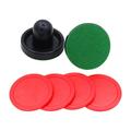 HOMEMAXS 1 Set Table Pushers Pucks Air Hockey Pucks Replacement Round Pucks for Game