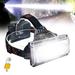 1800 Lumen LED Rechargeable Headlamp COB High Bright Headlight IP65 Waterproof Work Light 3 Modes for Hard Hat Cycling Camping Hunting Fishing Climbing Outdoor