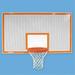 Jaypro Sports SR-PERF Rect Perforated Steel Backboards with Bord and Targ