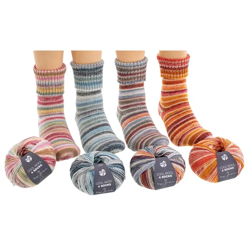 Lana Grossa Sockenwolle Cool Wool 4 Socks