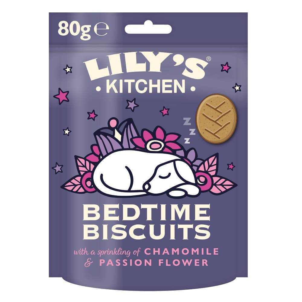 8x80g Organic Bedtime Biscuits Lily's Kitchen Dog Treats