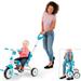 Little Tikes Pack n Go Trike in Blue Convertible Tricycle for Toddlers with 3 Stages of Growth- For Kids Boys Girls Ages 12 Months to 5 Years Old