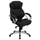 Flash Furniture Hawkins Faux Leather Swivel Office Chair, Black