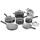 Cuisinart Advantage Ceramica XT Nonstick 11 pc. Cookware Set, Black