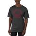 Men's Uscape Apparel Black Houston Cougars Garment Dyed T-Shirt