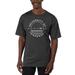 Men's Uscape Apparel Black Tennessee Volunteers Garment Dyed T-Shirt