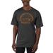 Men's Uscape Apparel Black Tennessee Volunteers Garment Dyed T-Shirt