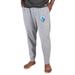 Men's Concepts Sport Gray Los Angeles Chargers Throwback Logo Mainstream Cuffed Terry Pants