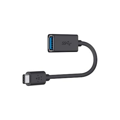 Belkin F2CU036btBLK USB Kabel USB 3.2 Gen 1 (3.1 Gen 1) USB C USB A Schwarz