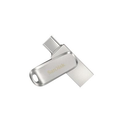 SanDisk Ultra Dual Drive Luxe USB-Stick 128 GB USB Type-A / USB Type-C 3.2 Gen 1 (3.1 Gen 1) Edelstahl