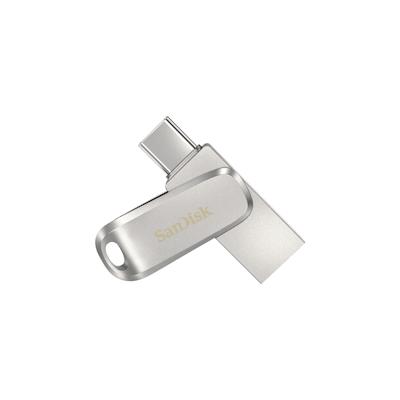 SanDisk Ultra Dual Drive Luxe USB-Stick 256 GB USB Type-A / USB Type-C 3.2 Gen 1 (3.1 Gen 1) Edelstahl