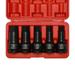 CASOMAN 3/4 inch Drive Impact Hex Driver Set 5-Pieces SAE 3/4 7/8 1 1-1/8 1-1/4 3/4 Drive Master Impact Hex Bit Set CR-MO Impact Grade One-Piece Construction