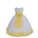 Ekidsbridal Wedding Pageant Rose Petals White Tulle Flower Girl Dress Toddler Special Occasion 302T 16