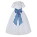 Ekidsbridal White Floral Lace Vintage Flower Girl Dresses Beauty Pageant Wedding Tulle Gown LG2T 10