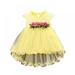 Oaktree 0-24M Flower Girl Mesh Floral Print Dress Kids Christmas Party Dresses Ball Gown