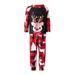 luethbiezx Family Matching Christmas Pajamas Set Xmas Sleepwear Outfit Parents Children Baby Pet Nightwear