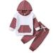 Lovebay Infant Baby Girl Boy Hoodie Sweatshirt Sweatpants Outfits Set 12-18 Months