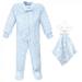 Hudson Baby Infant Boy Flannel Plush Sleep and Play and Security Toy Boy Star 0-3 Months